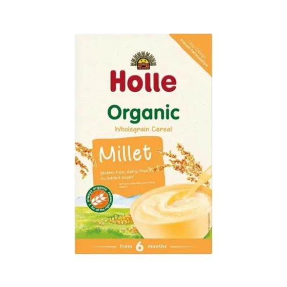 Holle Био пълнозърнеста каша просо 6+месеца 250г