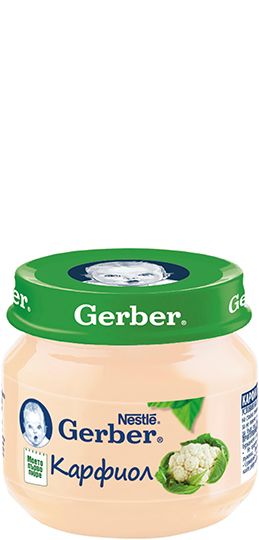 Gerber пюре от Карфиол 6+месеца 80Г