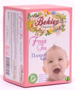 BEKLEY ORGANICS Бебешки плодов чай 4+месеца 20пак/30г
