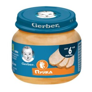 Gerber Пюре пуйка 6+месеца 80Г
