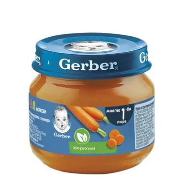 Gerber пюре от моркови 6+месеца 80Г