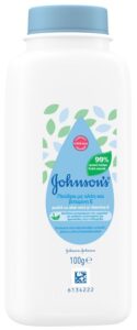 Johnson's Бебешка пудра С алое и витамин Е 100Г
