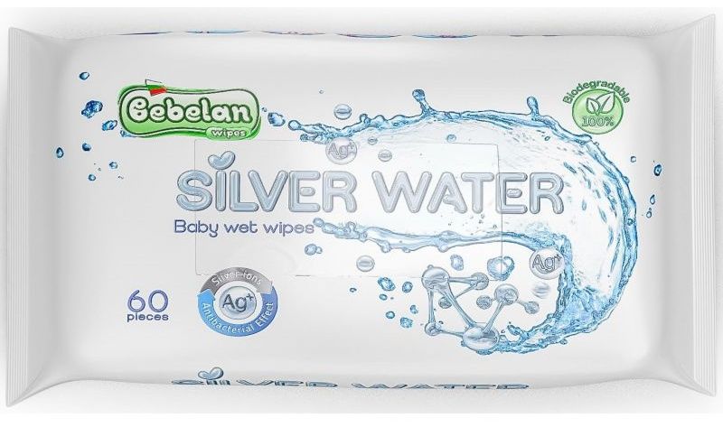 Bebelan Silver Water Мокри кърпички 60бр
