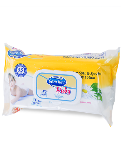 Ganchev Мокри кърпи лайка 72бр