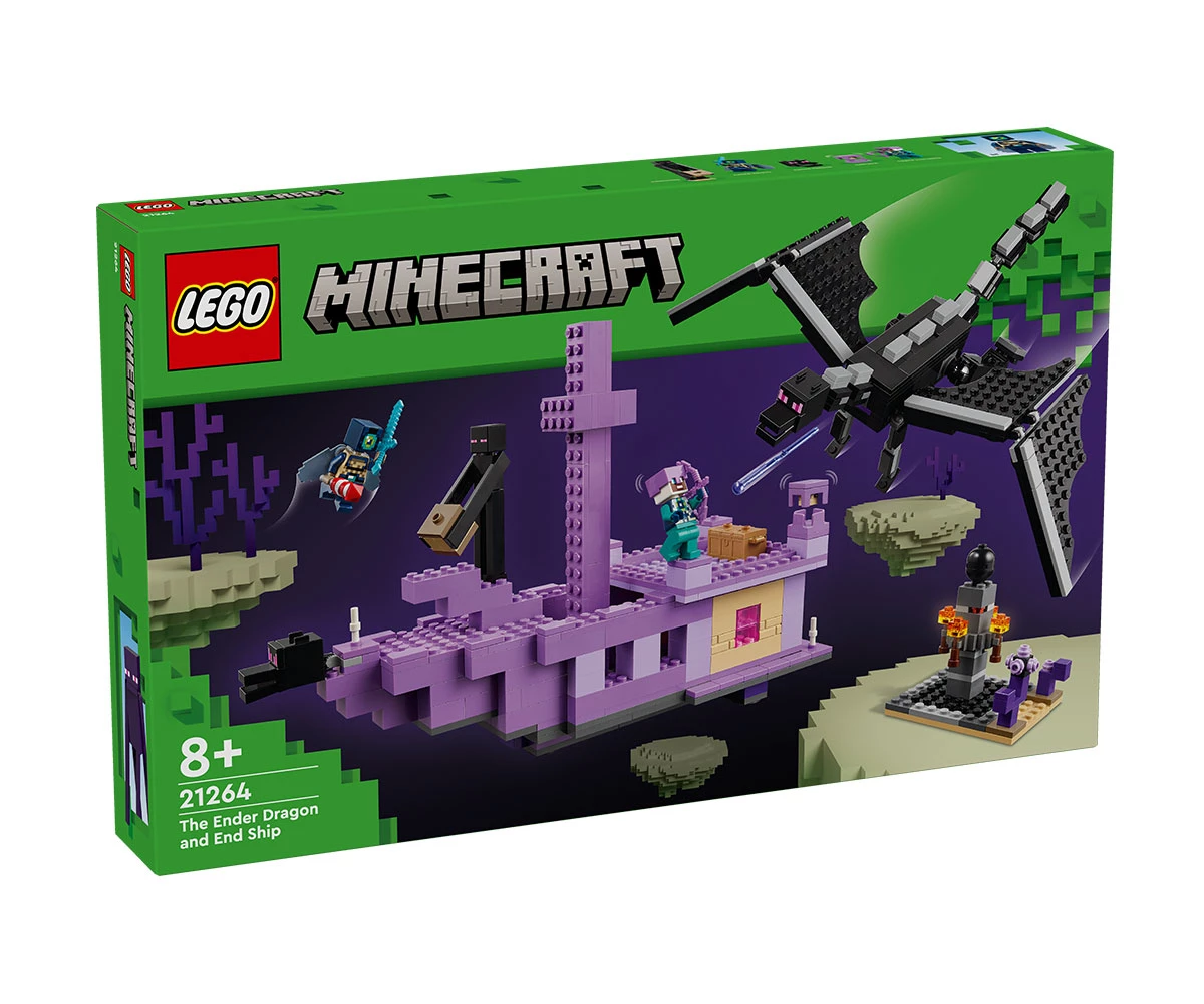 LEGO Minecraft 21264 Драконът Ендър и корабът на Края