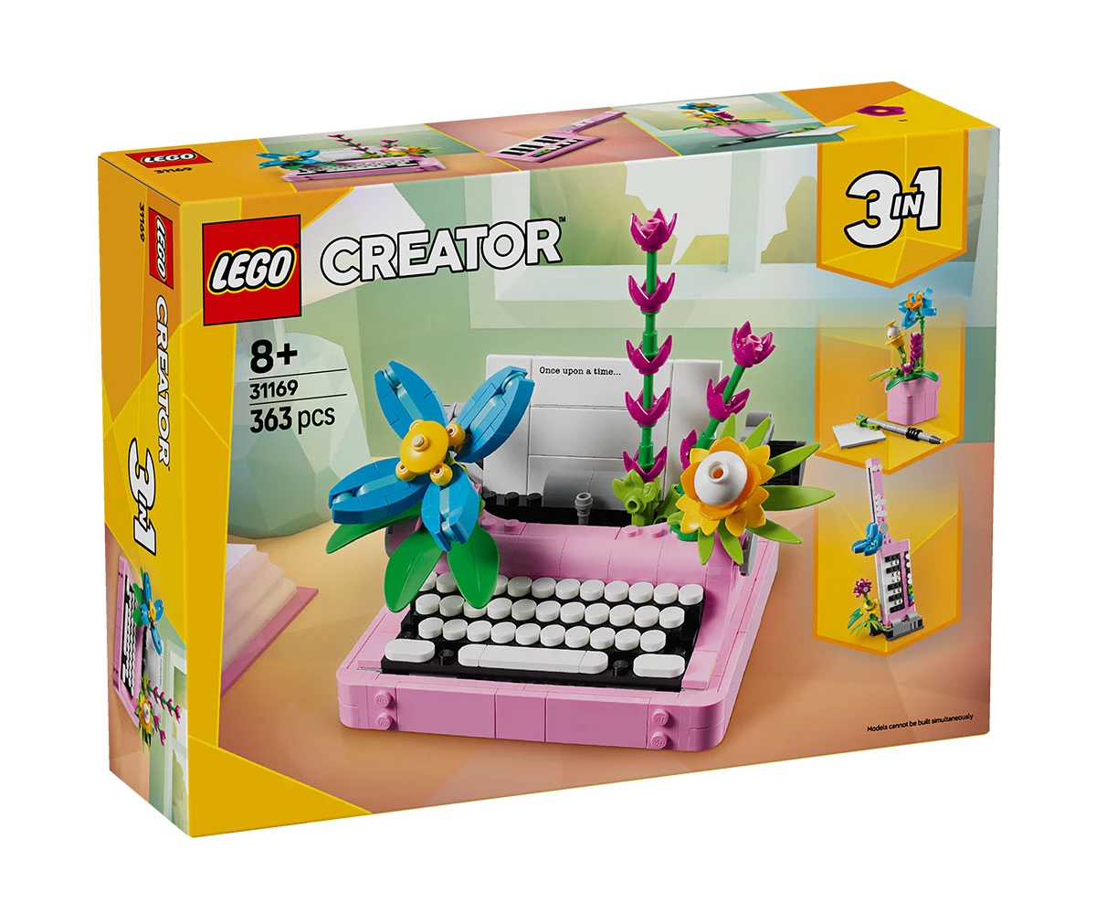 LEGO Creator 31169 Пишеща машина с цветя