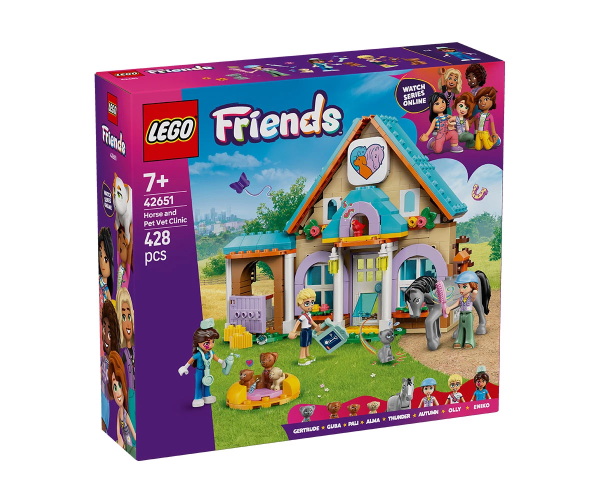 LEGO Friends 42651 Ветеринарна клиника за коне и домашни любимци