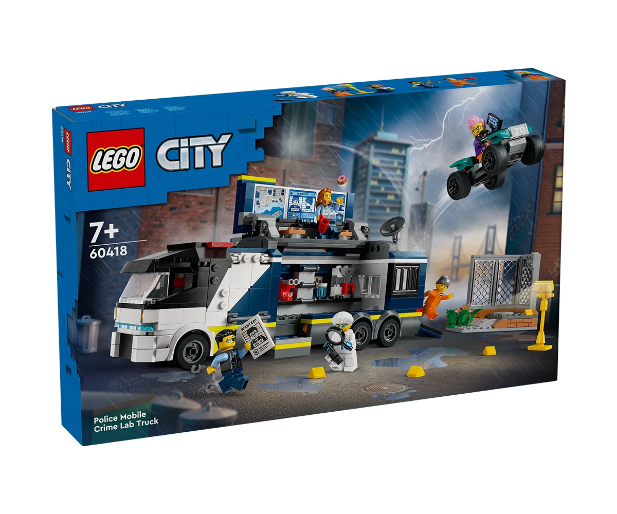 LEGO City Police 60418 Камион с мобилна полицейска лаборатория