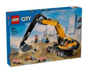 LEGO City 60420 Жълт строителен екскаватор