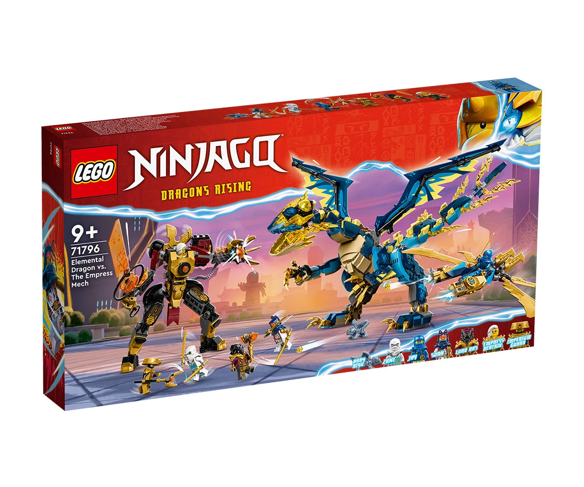 LEGO NINJAGO 71796 Стихиен дракон срещу робот на Императрицата