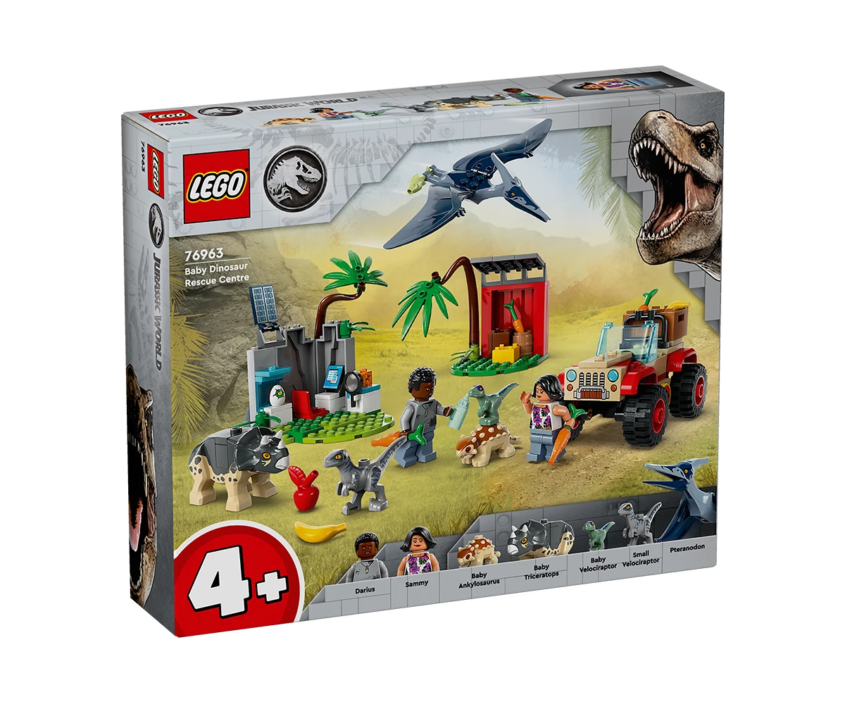 LEGO Jurassic World 76963 Спасителен център за бебета динозаври