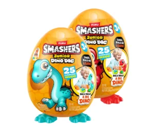 Zuru Dino Smashers Голямо яйце фигурка на динозавър, асортимент