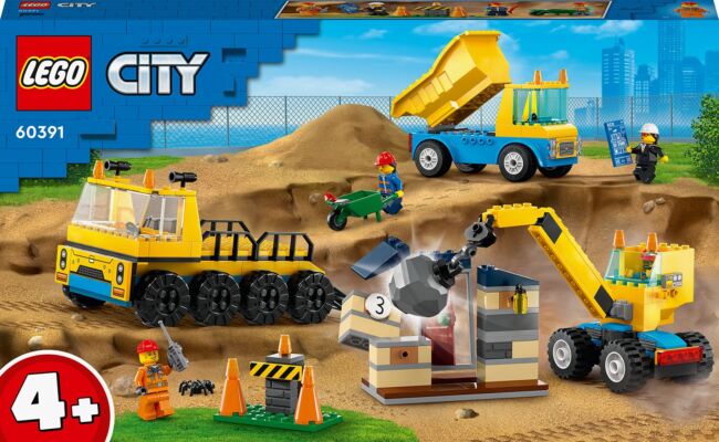 LEGO City 60391 Строителна площадка с камиони