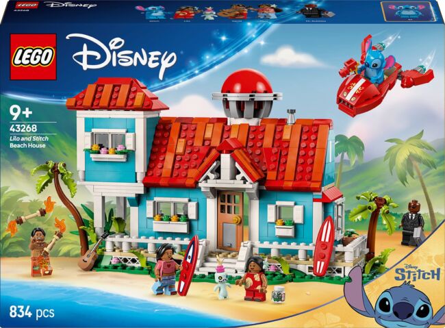 LEGO Disney 43268 Къщата на плажа на Лило и Стич