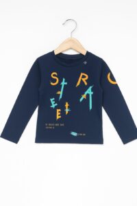 Rach Блуза с дълъг ръкав - Тъмно синя 92-158