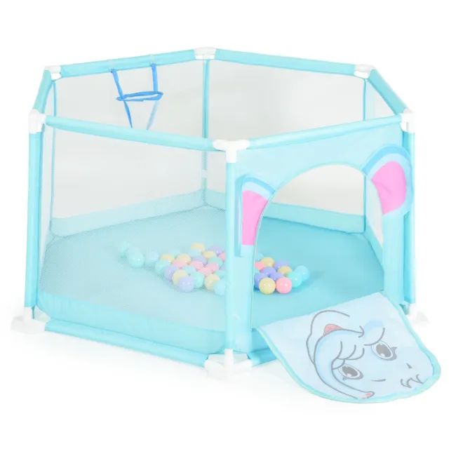 Кошара за игра 146 cm с 50 топки blue - 7062B — снимка 4