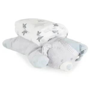 Одеяло с възглавница Sleepy Bear сив Moni 111961