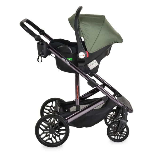 Комбинирана количка All road Dark-green — снимка 9