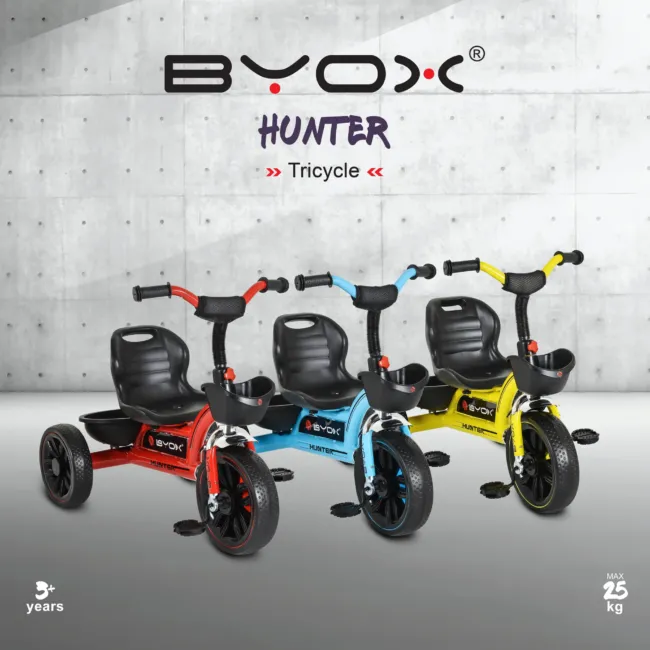 детска триколка Hunter Триколка Hunter син — снимка 2