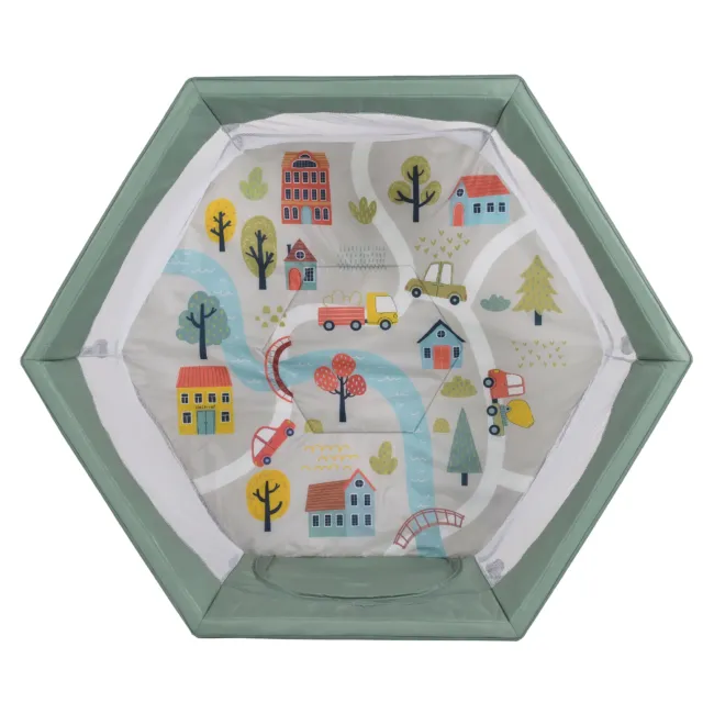 Детска кошара за игра Playbox зелен — снимка 4