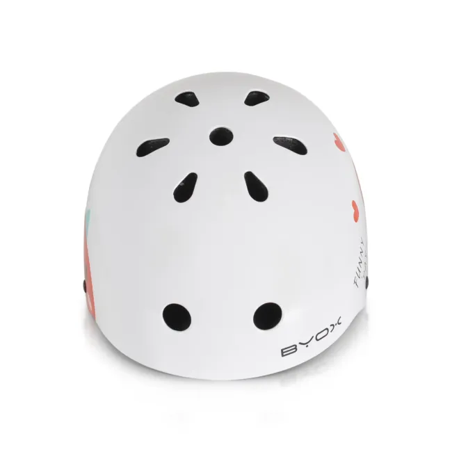 Каска Skate Y09 54-58 см бяла — снимка 2