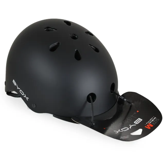 Каска Skate Y09 черна 54-58 cm — снимка 5
