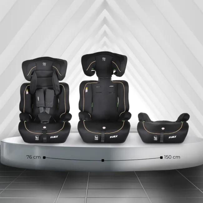 стол за кола 76-150 см Стол за кола Flex 76-150см бежов — снимка 2