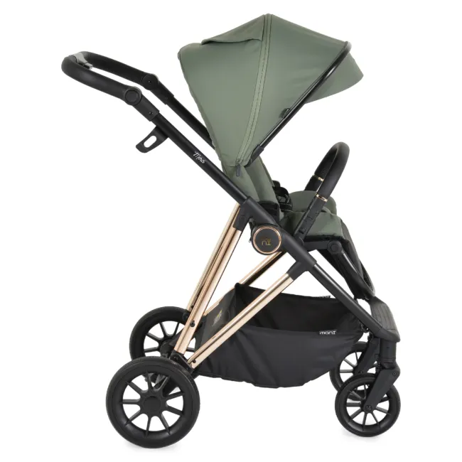 Комбинирана количка 3 в 1 Merci Dark-green — снимка 12