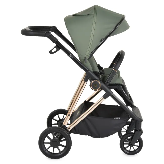 Комбинирана количка 3 в 1 Merci Dark-green — снимка 13