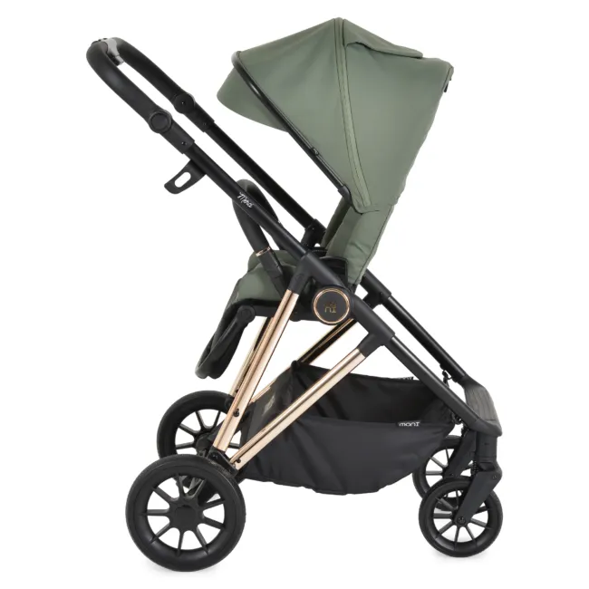 Комбинирана количка 3 в 1 Merci Dark-green — снимка 14