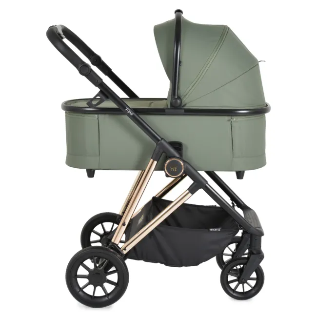 Комбинирана количка 3 в 1 Merci Dark-green — снимка 16