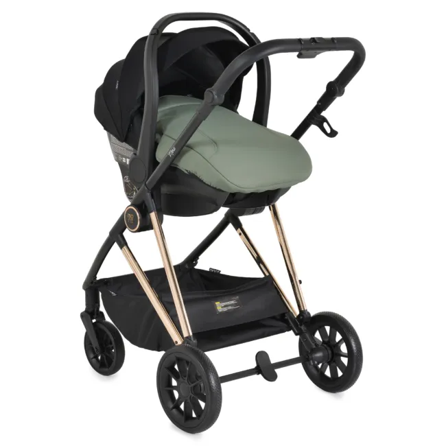Комбинирана количка 3 в 1 Merci Dark-green — снимка 23