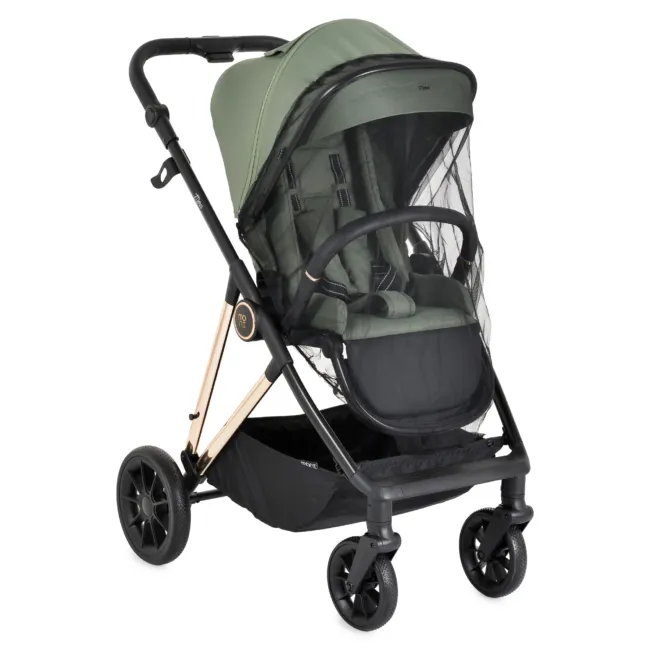 Комбинирана количка 3 в 1 Merci Dark-green — снимка 29