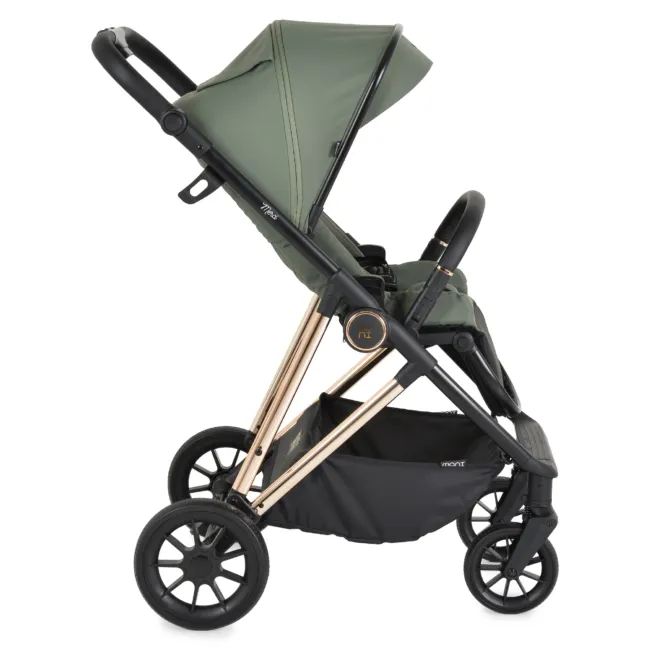 Комбинирана количка 3 в 1 Merci Dark-green — снимка 7