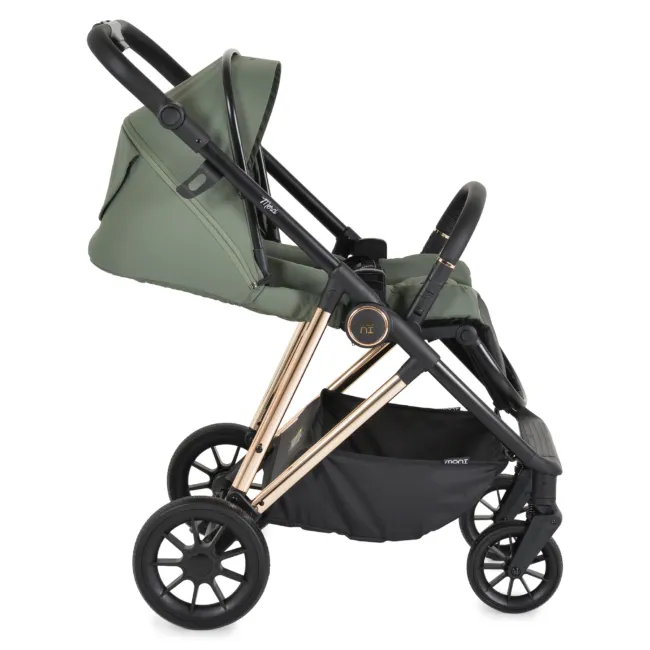 Комбинирана количка 3 в 1 Merci Dark-green — снимка 8