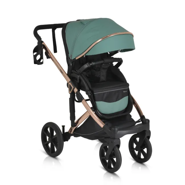 Комбинирана количка 3 в 1 Emerald-blue Moni 112475
