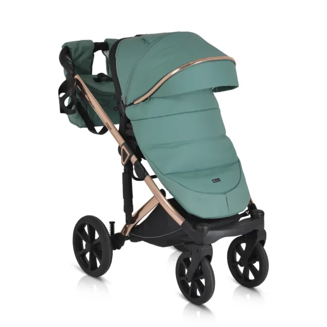 Комбинирана количка 3 в 1 Emerald-blue — снимка 4