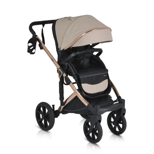 Комбинирана количка 3 в 1 Eggo Sand-beige Moni 112477