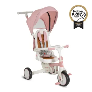 Триколка Compacto 4в1 розов Moni 112481