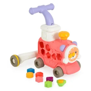 Играчка за прохождане 3в1 Happy Train pink Moni 112497
