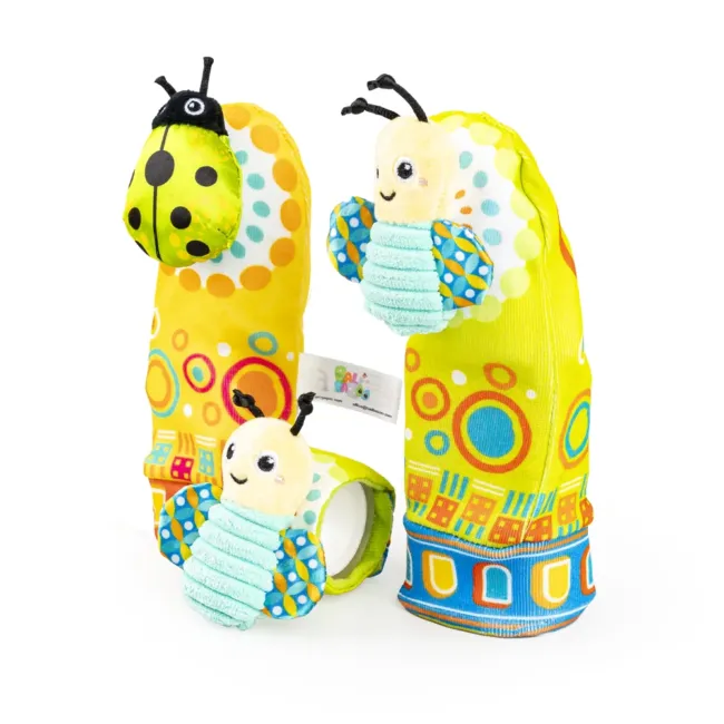 Дрънкалки чорапи Green Beetle Bee 82624 — снимка 3