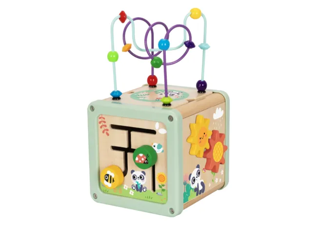Дървен активен куб Panda-HP072 Moni 112522