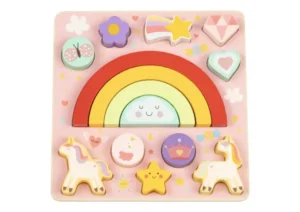 Дървен пъзел и игра за баланс Unicorn HP088 Moni 112525