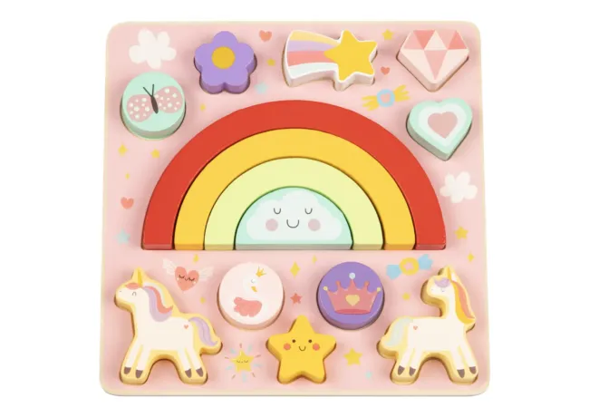 Дървен пъзел и игра за баланс Unicorn HP088 Moni 112525