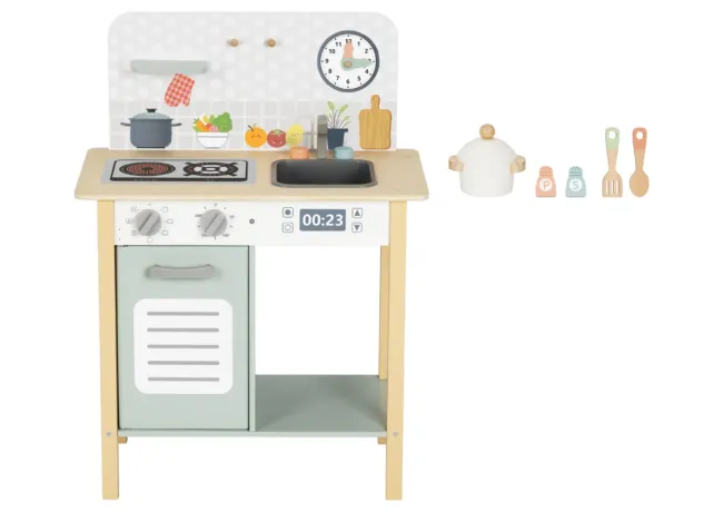 дървена кухня HP036 Дървена кухня с аксесоари HP036 — снимка 2