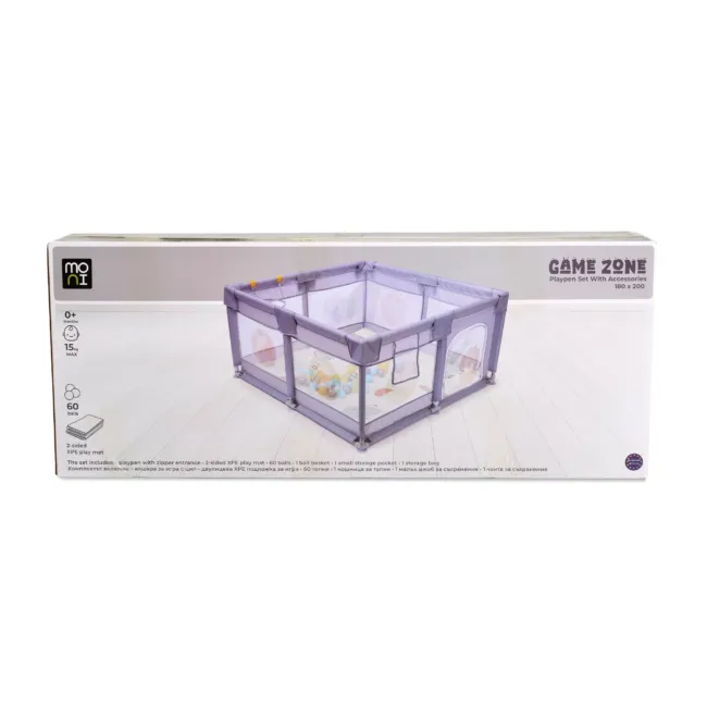 кошара GameZone 180x200 Кошара GameZone 180*200 с аксесоари сив — снимка 16