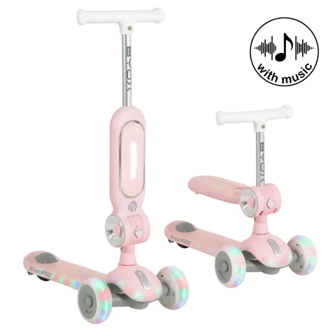 Тротинетка 2in1 StreetPro pink Moni 112652