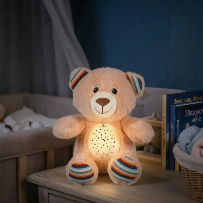 нощна лампа с бял шум Нощна лампа и прожектор с бял шум Lulo Bear — снимка 2