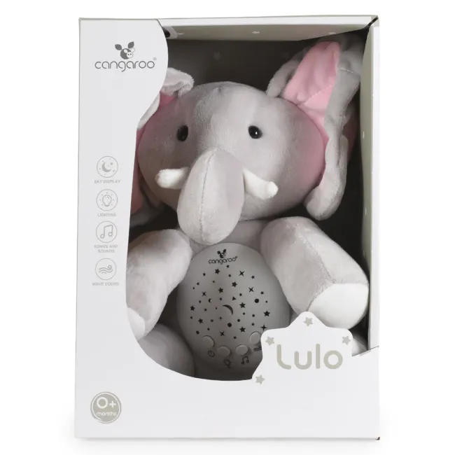 нощна лампа с бял шум Нощна лампа и прожектор с бял шум Lulo Elephant — снимка 6