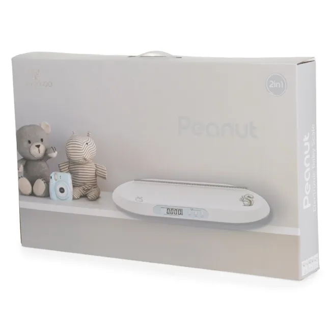 Електронна везна за бебета Peanut grey — снимка 7